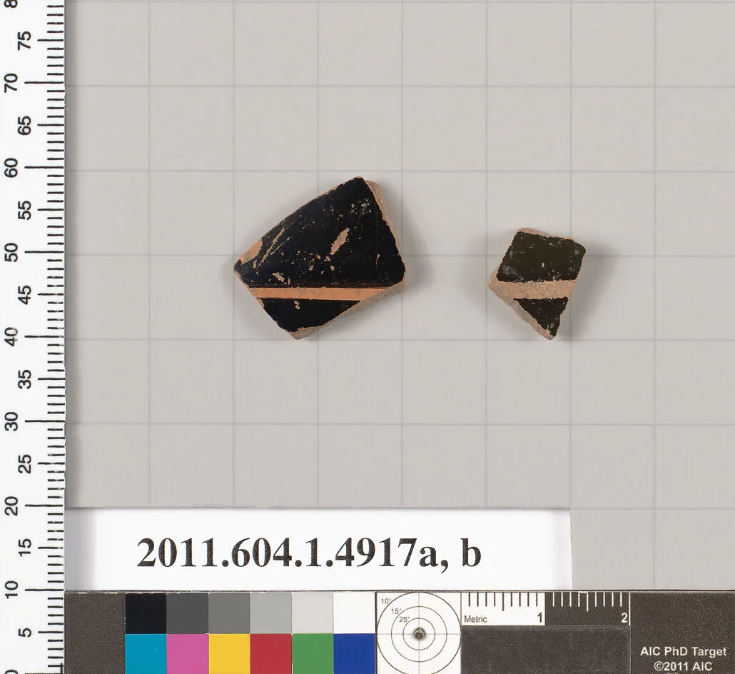 Terracotta fragments of kylikes (drinking cups) — Unknown