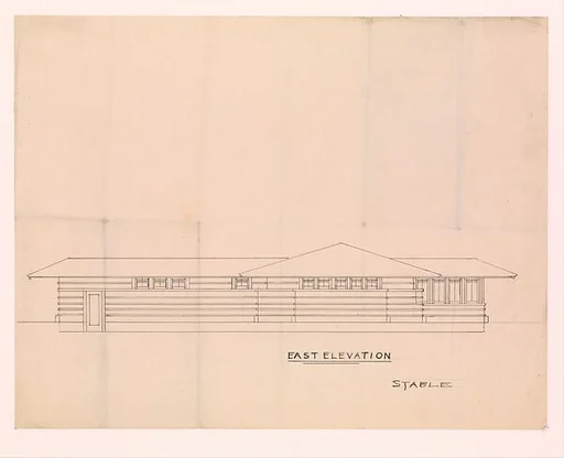 Stable: East Elevation
