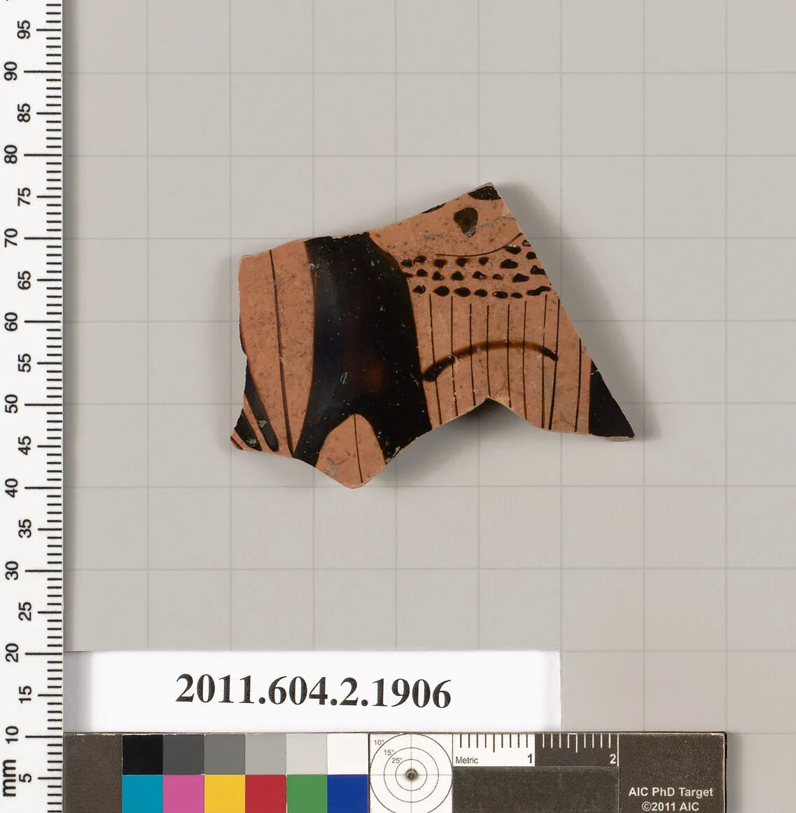 Terracotta fragment of a skyphos (deep drinking cup) — Unknown
