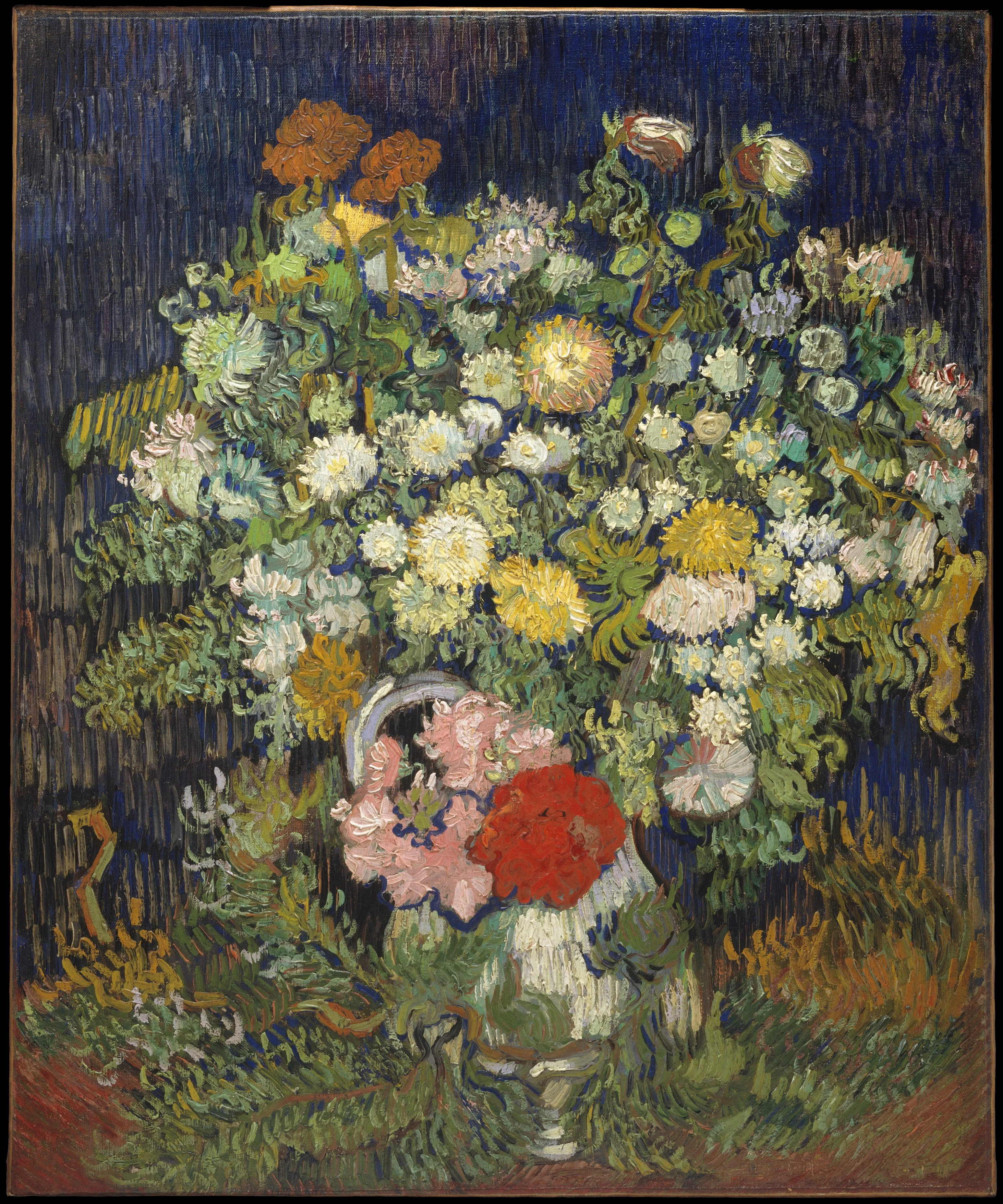 Bouquet of Flowers in a Vase — Vincent van Gogh