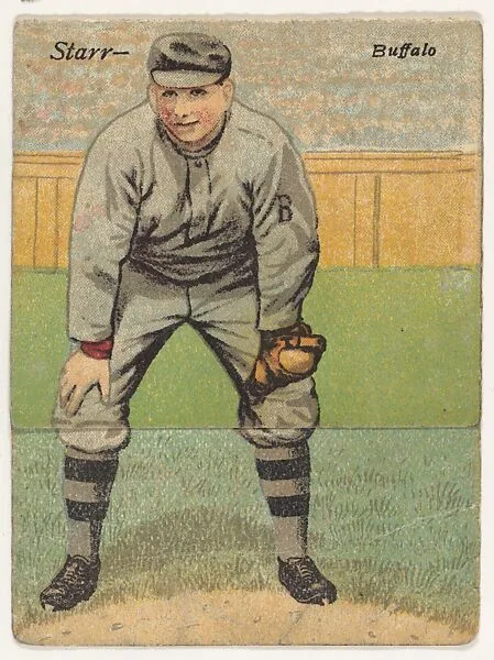 Starr, Buffalo, from the Mecca Double Folder series (T201) — Mecca Cigarettes