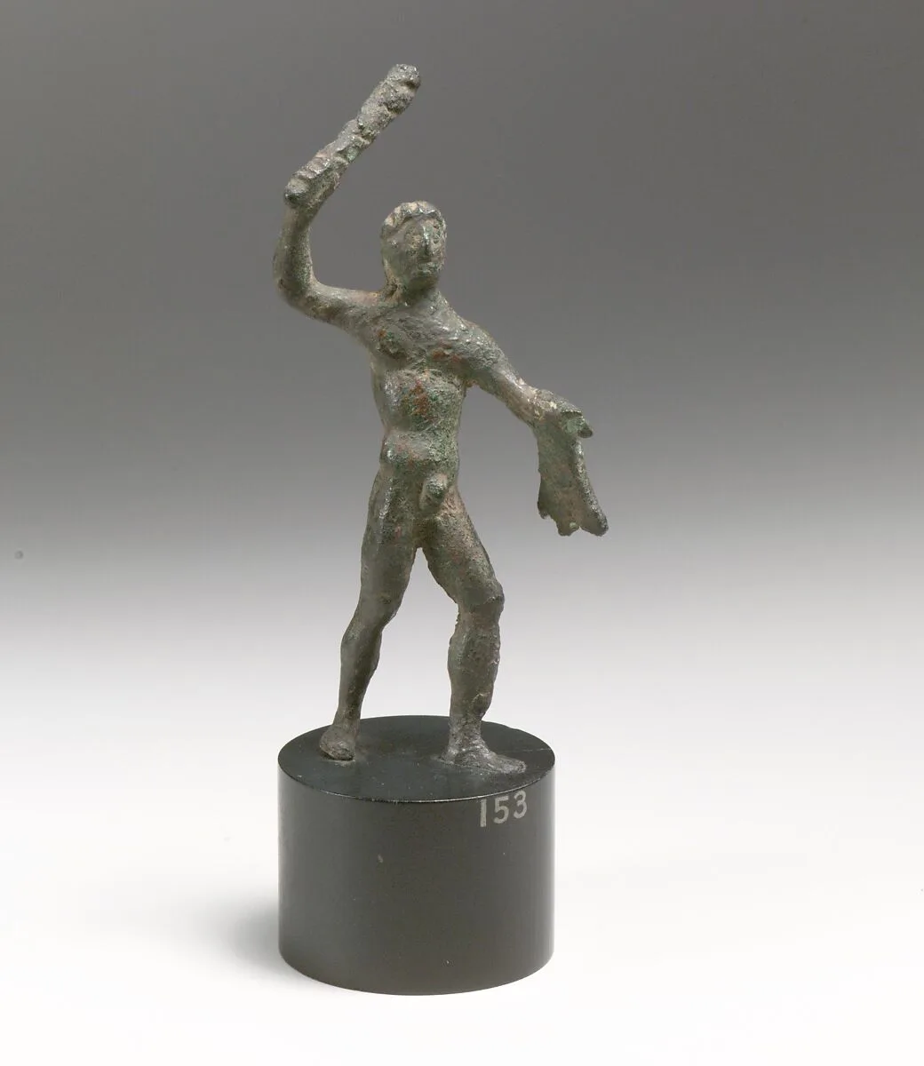 Bronze statuette of Herakles — Unknown