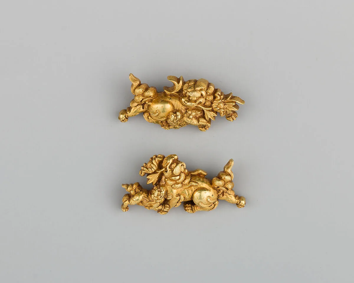 Pair of Sword-Grip Ornaments (Menuki) — Unknown