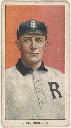 Lipe, Richmond, Virginia League, from the White Border series (T206) for the American Tobacco Company
