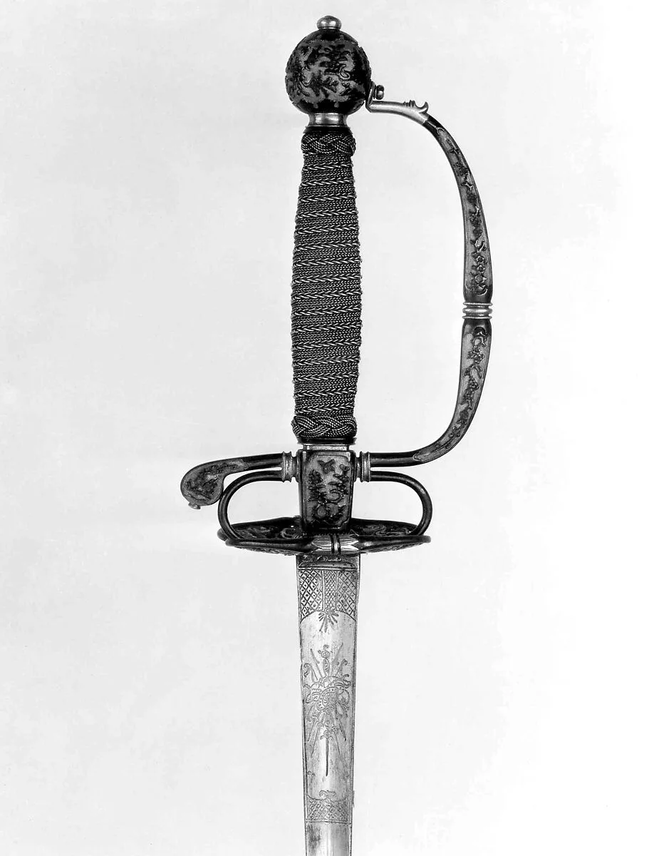 Smallsword Hilt and Blade — Unknown