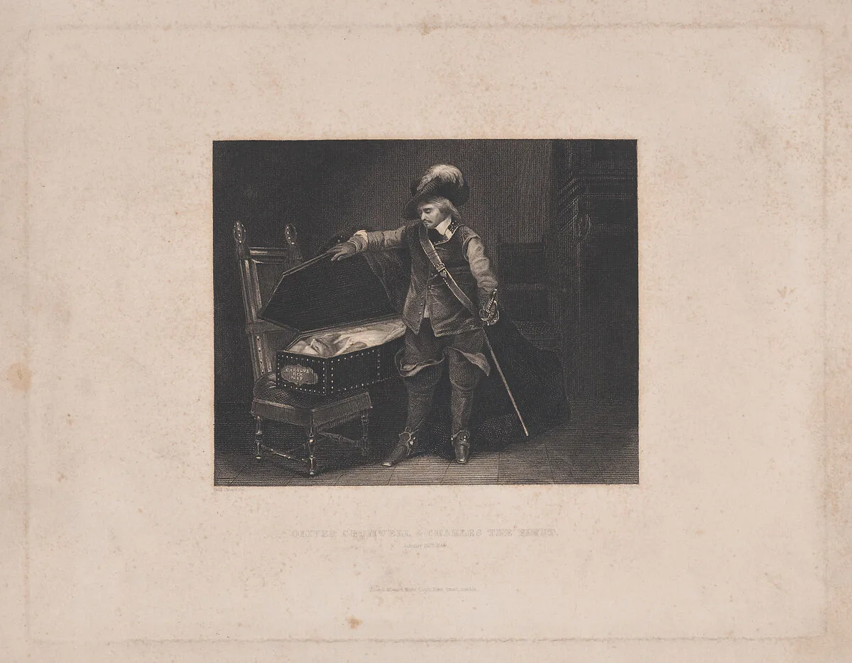 Oliver Cromwell and Charles I — John Rogers|Oliver Cromwell|Joseph Robins|Charles I, King of England, Scotland, Wales and Ireland|Paul (Hippolyte) Delaroche