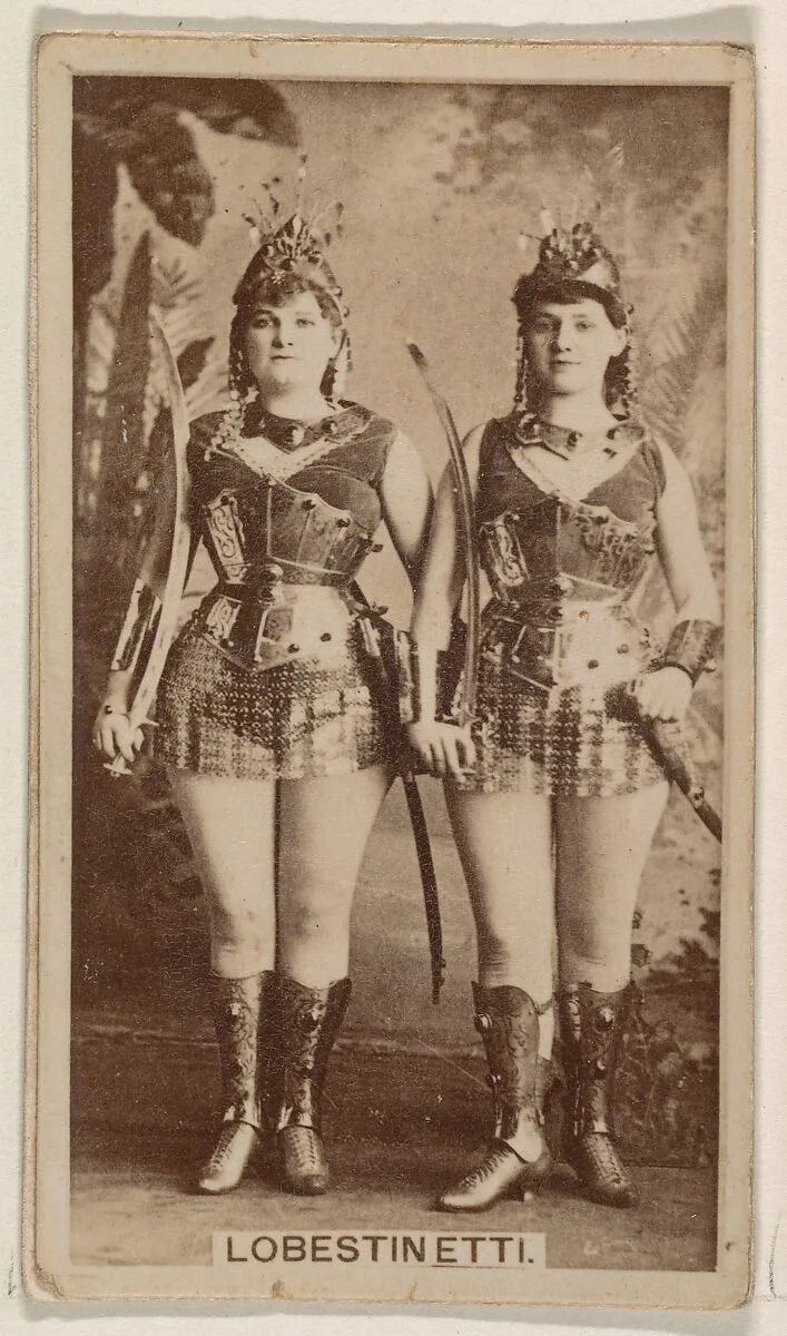 Lobestinetti, from the Actresses series (N245) issued by Kinney Brothers to promote Sweet Caporal Cigarettes — Kinney Brothers Tobacco Company