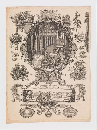Plate twelve from Nouveavx Desseins D'Arquebvseries