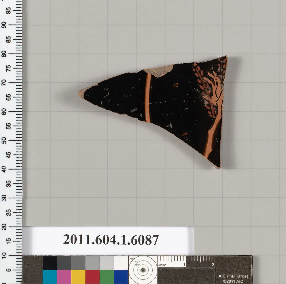 Terracotta fragment of a kylix (drinking cup) — Unknown