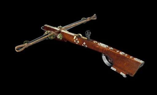 Light Crossbow (Schnepper) and Lever from the Armory of Moritzburg Castle