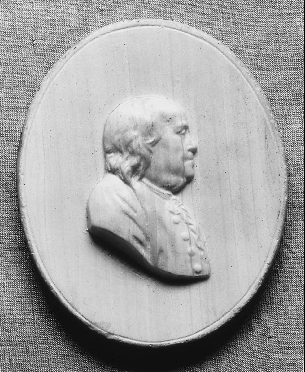 Plaque — James Tassie|Jean Jacques Caffiéri