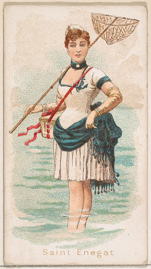 Saint Enegat, from the Fancy Bathers series (N187) issued by Wm. S. Kimball & Co. — William S. Kimball & Company