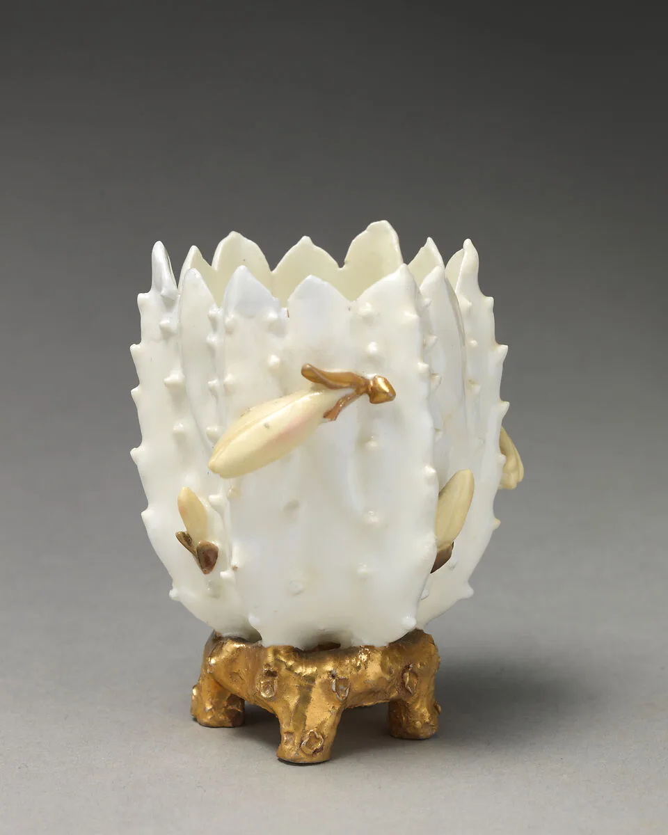 Miniature Vase in the form of cactus or succulent — Moore Brothers