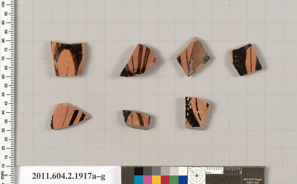 Terracotta fragments of skyphoi (deep drinking cups) — Unknown