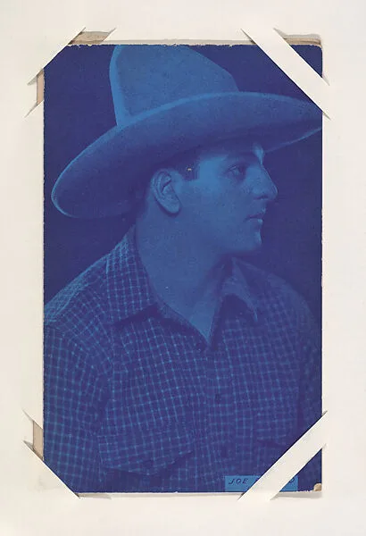 Joe Bonomo from Movie Stars Exhibit Cards series (W401) — Unknown