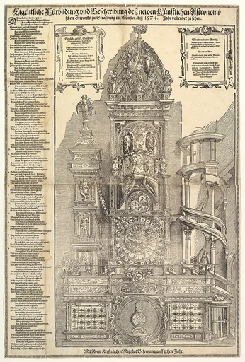 Astronomical Clock in the Cathedral in Strasbourg