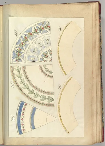 Five Designs for Decorated Plates