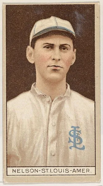 Red Nelson, St. Louis, American League, from the Brown Background series (T207) for the American Tobacco Company — American Tobacco Company