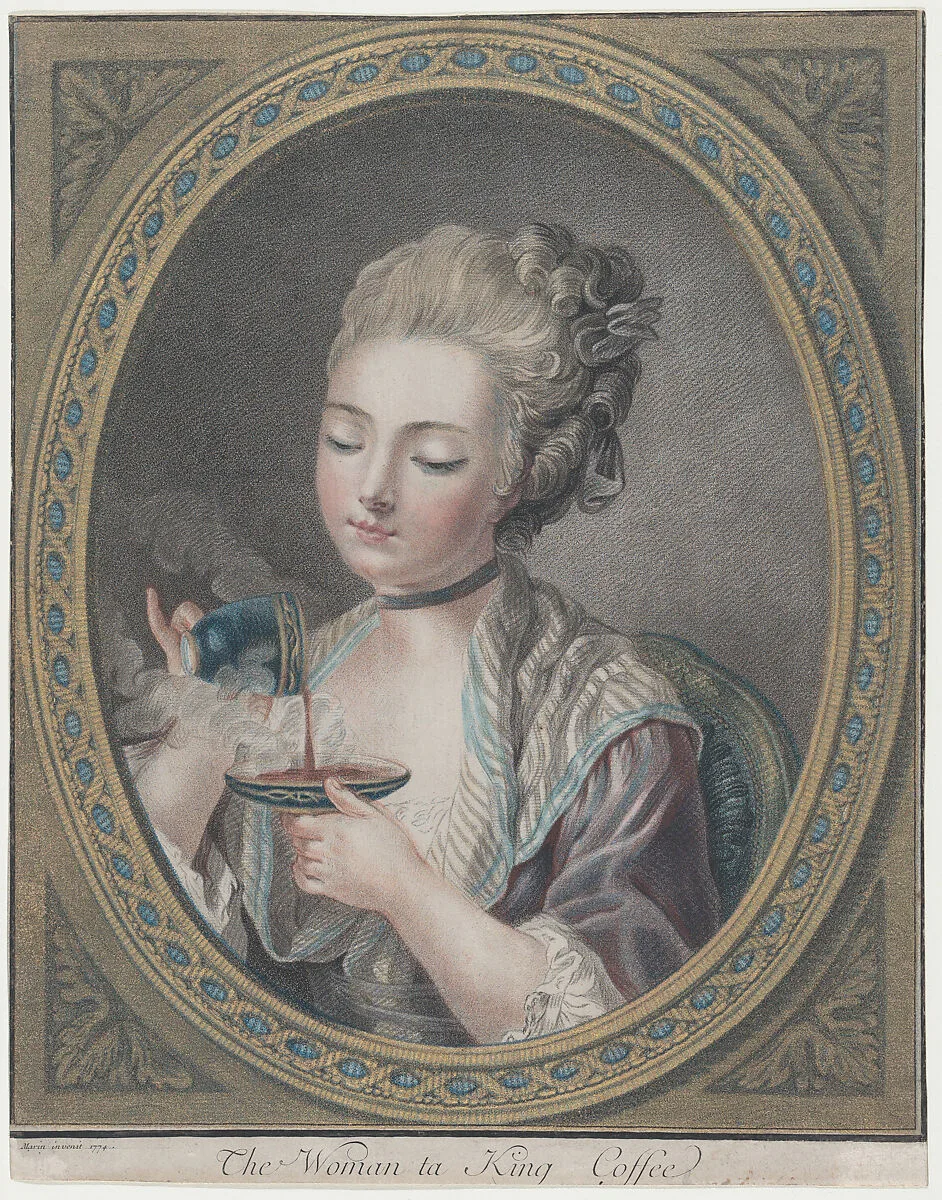The Woman Taking Coffee — Louis Marin Bonnet