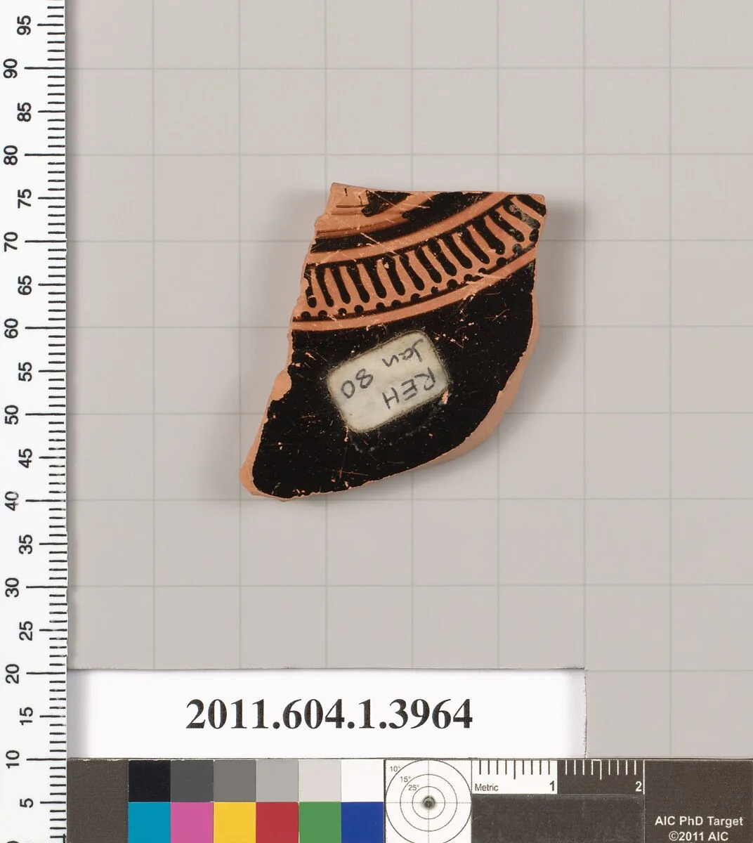 Terracotta fragment of a kylix (drinking cup) — Unknown