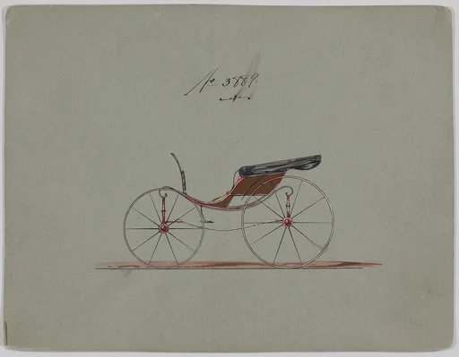 Design for Pony Phaeton, no. 3889