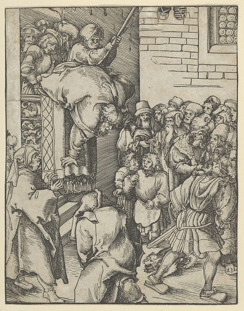 James The Less from the Martyrdom of the Twelve Apostles — Lucas Cranach the Elder