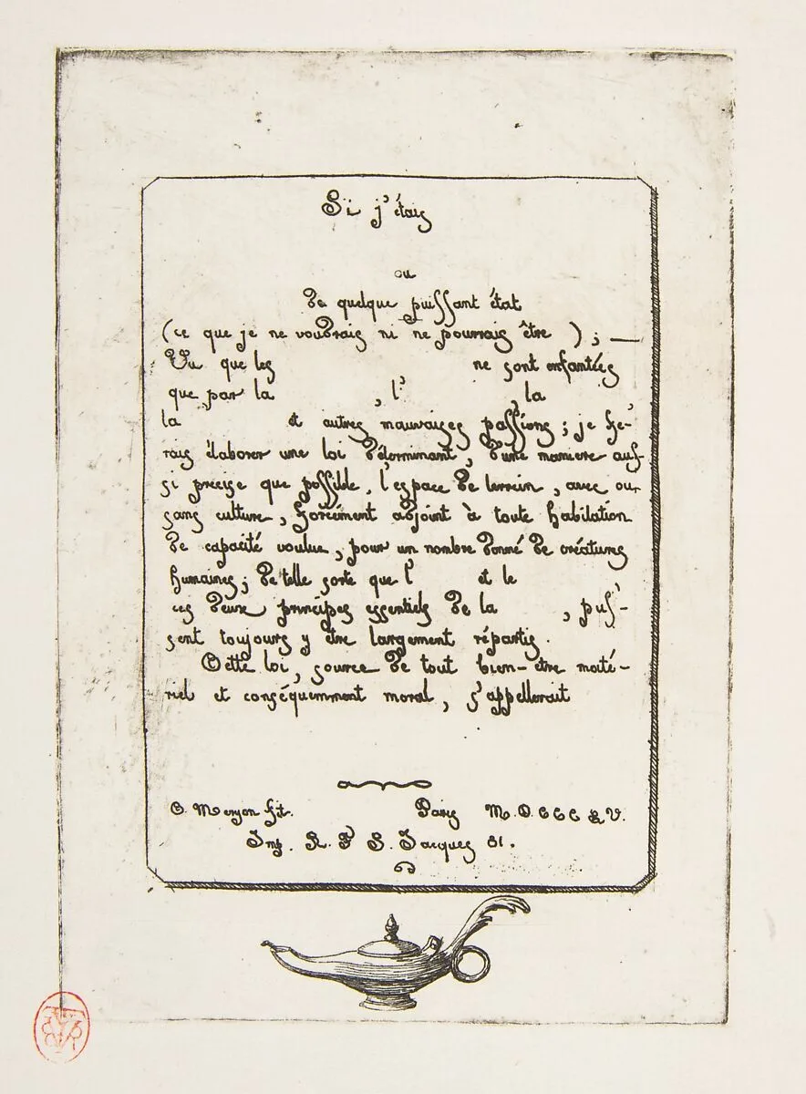 La Loi Solaire — Charles Meryon