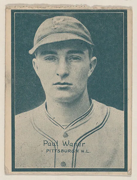 Paul Waner, Pittsburgh N.L. from the Baseball trade card series (W517) — Unknown