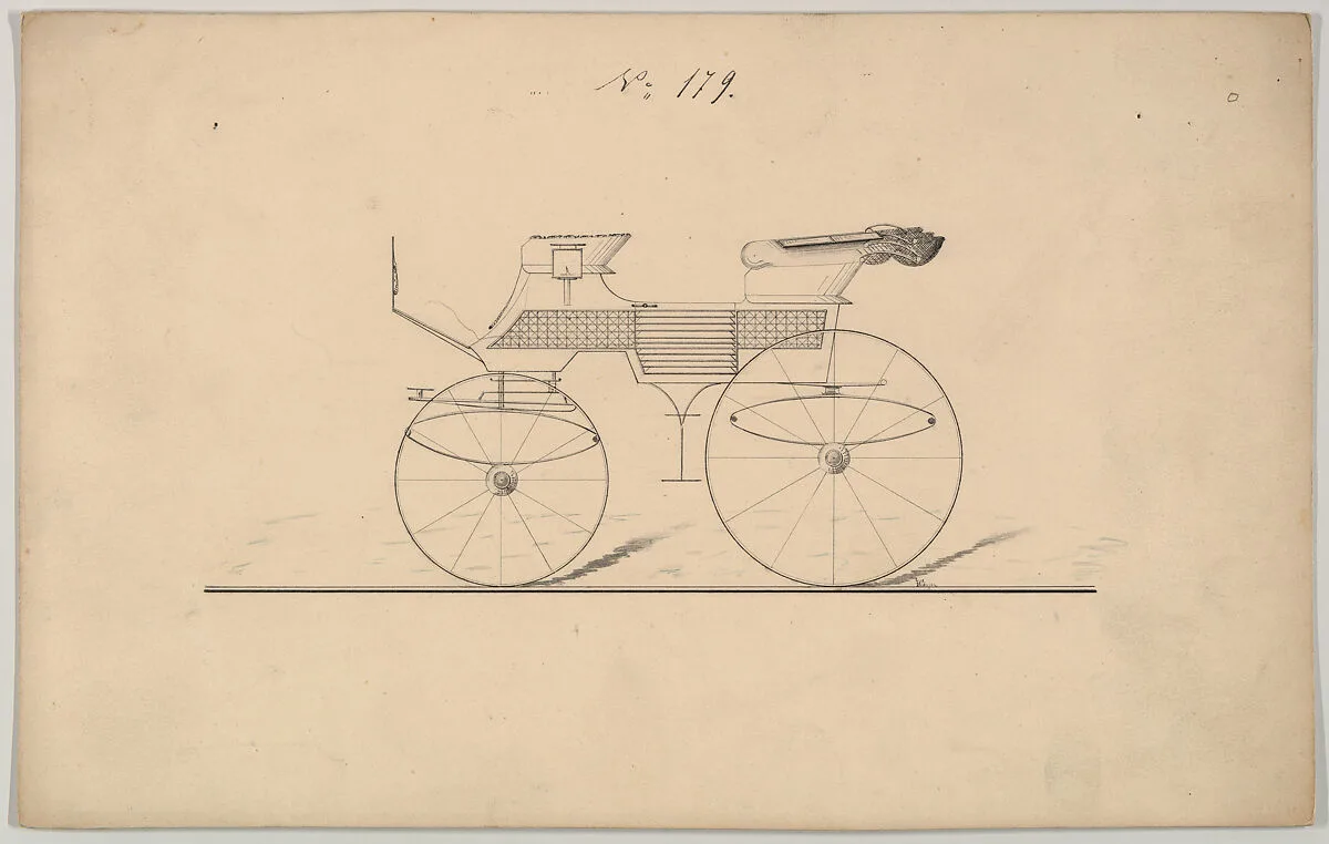 Design for Phaeton, no. 179 — Brewster & Co.|B. Weyers