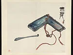 清/現代　齊白石　磬圖　軸|Sounding Stone