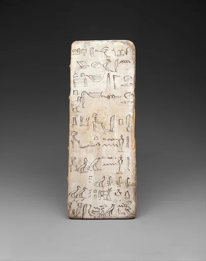 Writing board of an apprentice scribe