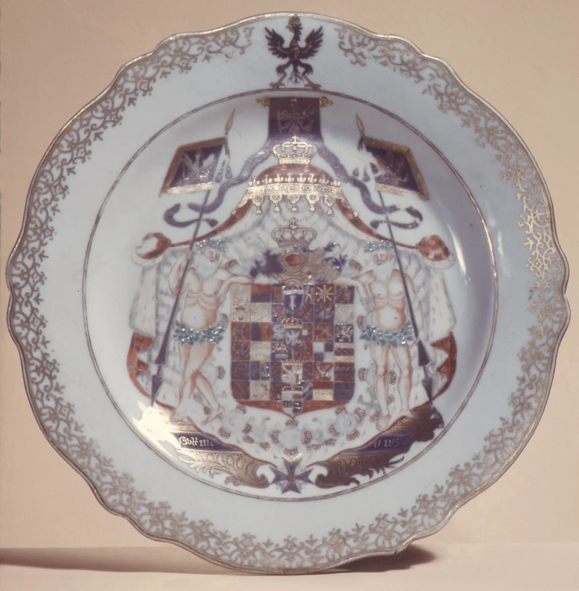 Plate (one of two) — Unknown