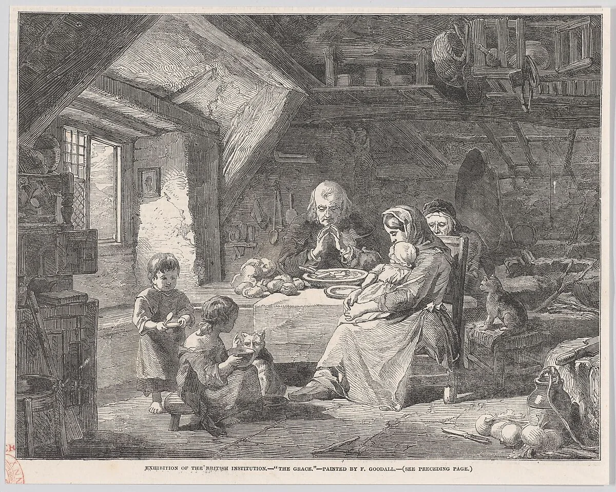 The Grace, from "Illustrated London News" — Frederick Goodall