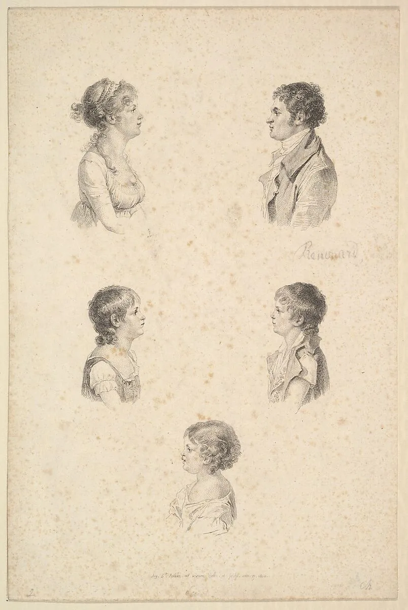 La Famille Renouard (The Renouard Family) — Augustin de Saint-Aubin