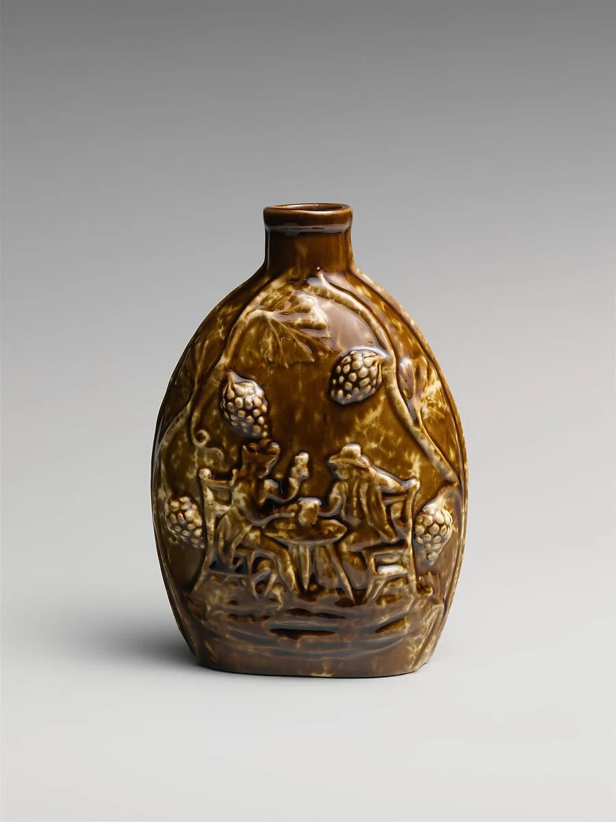 Flask — United States Pottery Company