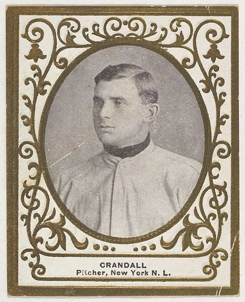 Crandall, Pitcher, New York, National League, from the Baseball Players (Ramlys) series (T204) issued by the Mentor Company to promote Ramly and T.T.T. Turkish Cigarettes — Mentor Company, Boston|Carl Homer Studios, Boston
