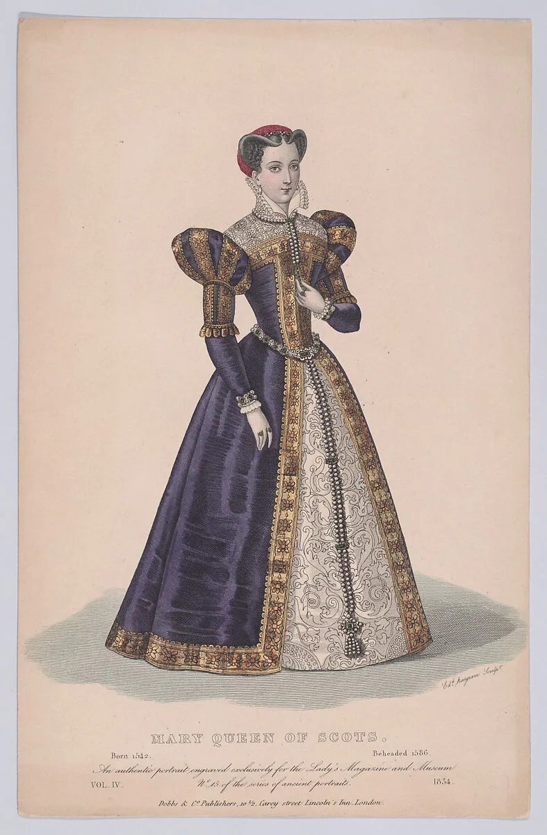 Mary, Queen of Scots (from "Court Magazine and Monthly Critic and Lady's Magazine," volume IV) — Mary, Queen of Scots|Edward Hargrave|Dobbs & Co.