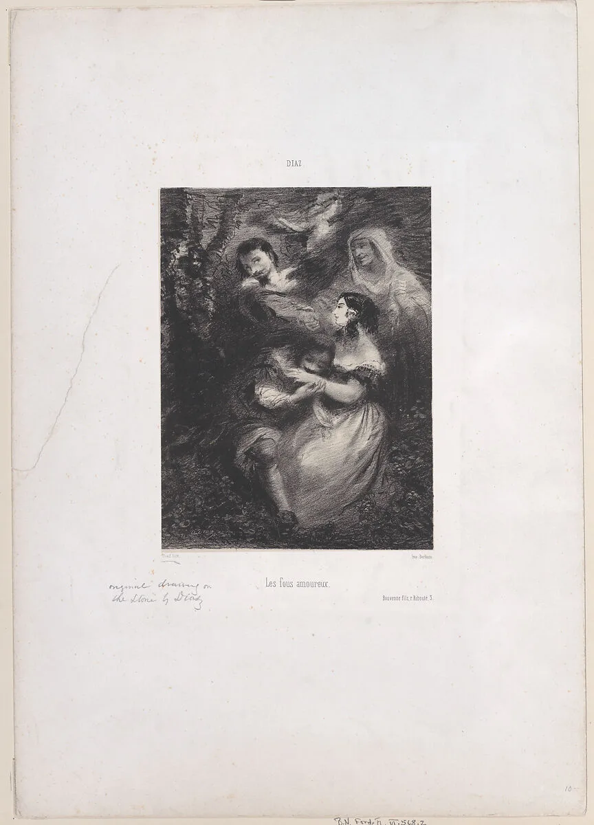 Les fous amoureux — Bertauts|Narcisse-Virgile Diaz de la Peña