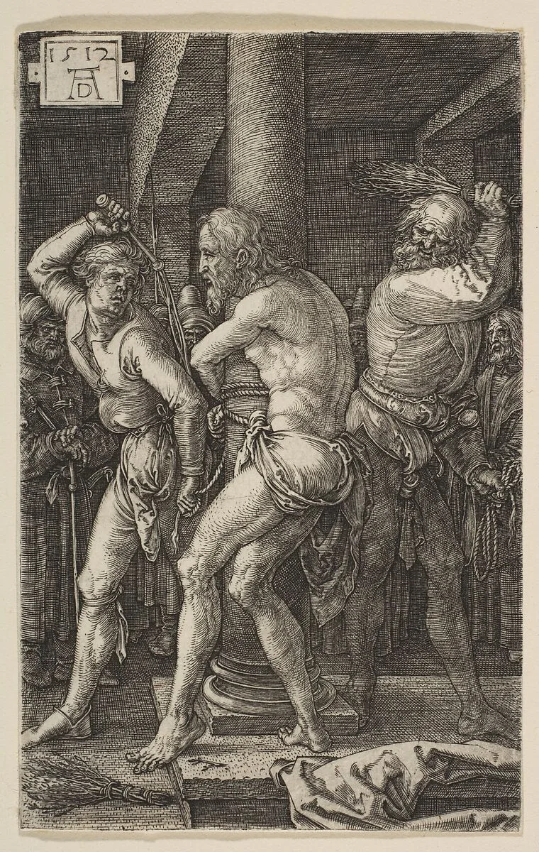 Flagellation of Christ, from "The Passion" — Albrecht Dürer