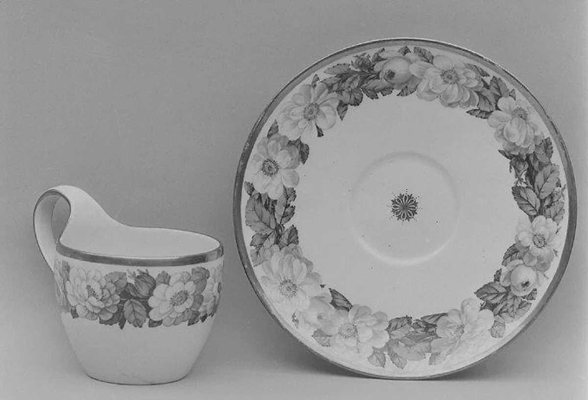 Cup and saucer — Royal Porcelain Manufactory, Berlin