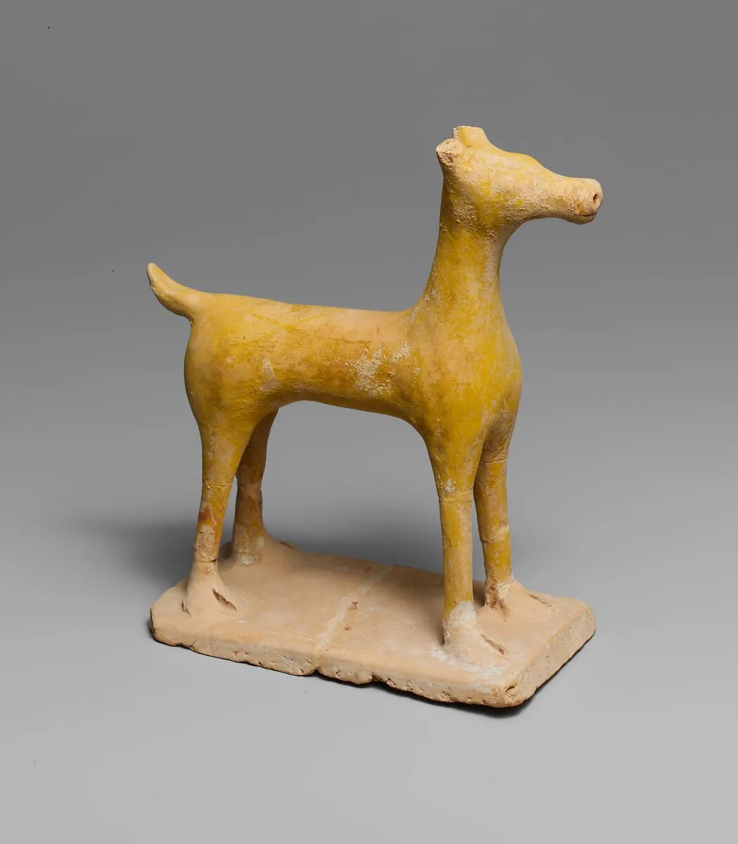 Terracotta statuette of a deer — Unknown