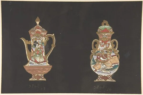 European porcelain designs in Japanese style — Unknown