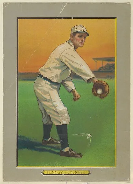 Fred Tenney, First Baseman, New York Giants (National League), from Turkey Red Cabinets (T3) — American Tobacco Company