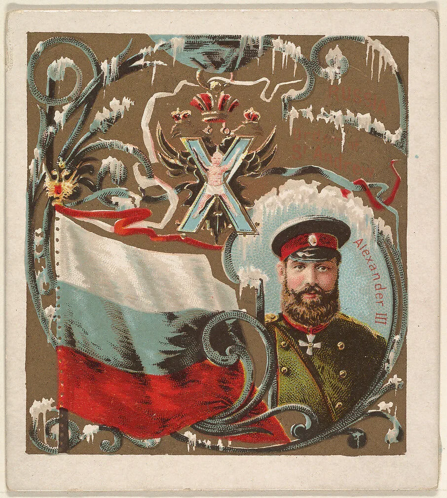 Russia, from the International Cards series (N238), issued by Kinney Bros. — Kinney Brothers Tobacco Company