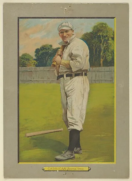 Bill Carrigan, Catcher, Boston Red Sox (American League), from Turkey Red Cabinets (T3) — American Tobacco Company