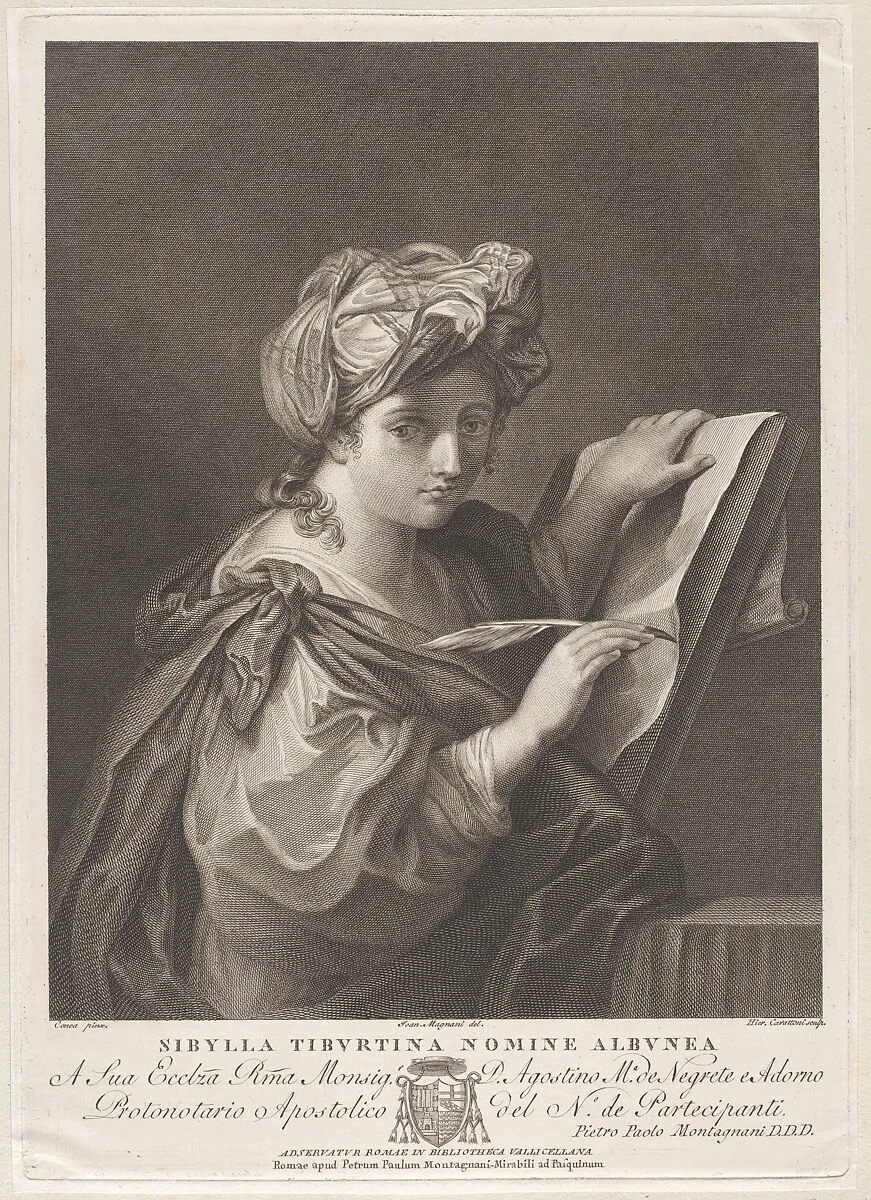The Tiburtine Sibyl — Giovanni Magnani|Sebastiano Conca|Pietro Palo Montagnani|Girolamo Carattoni