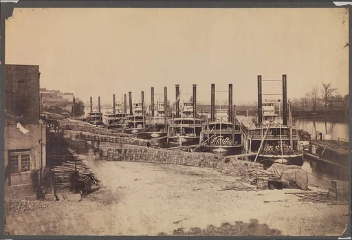 [Supply Steamers at Nashville, Tennessee]