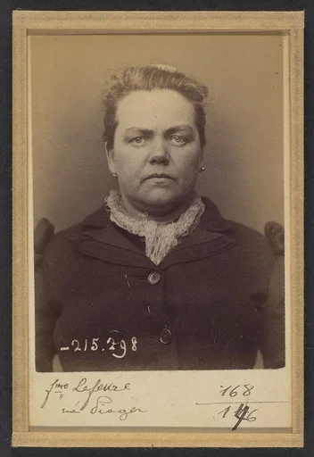 Pioger. Louise (veuve Lefèvre). 45 ans, né à Mézières (Sarthe). Giletière. Disposition du préfet. 8/3/94.