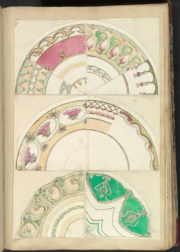 Nine Designs for Decorated Plates