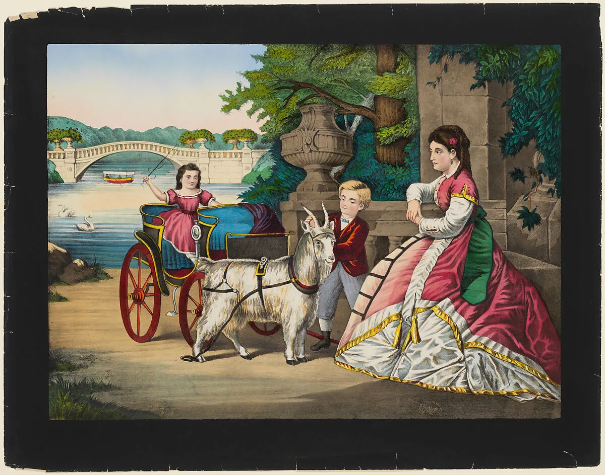 Central Park, New York, Preparing for a Drive — Henry Schile|George Schlegel, New York